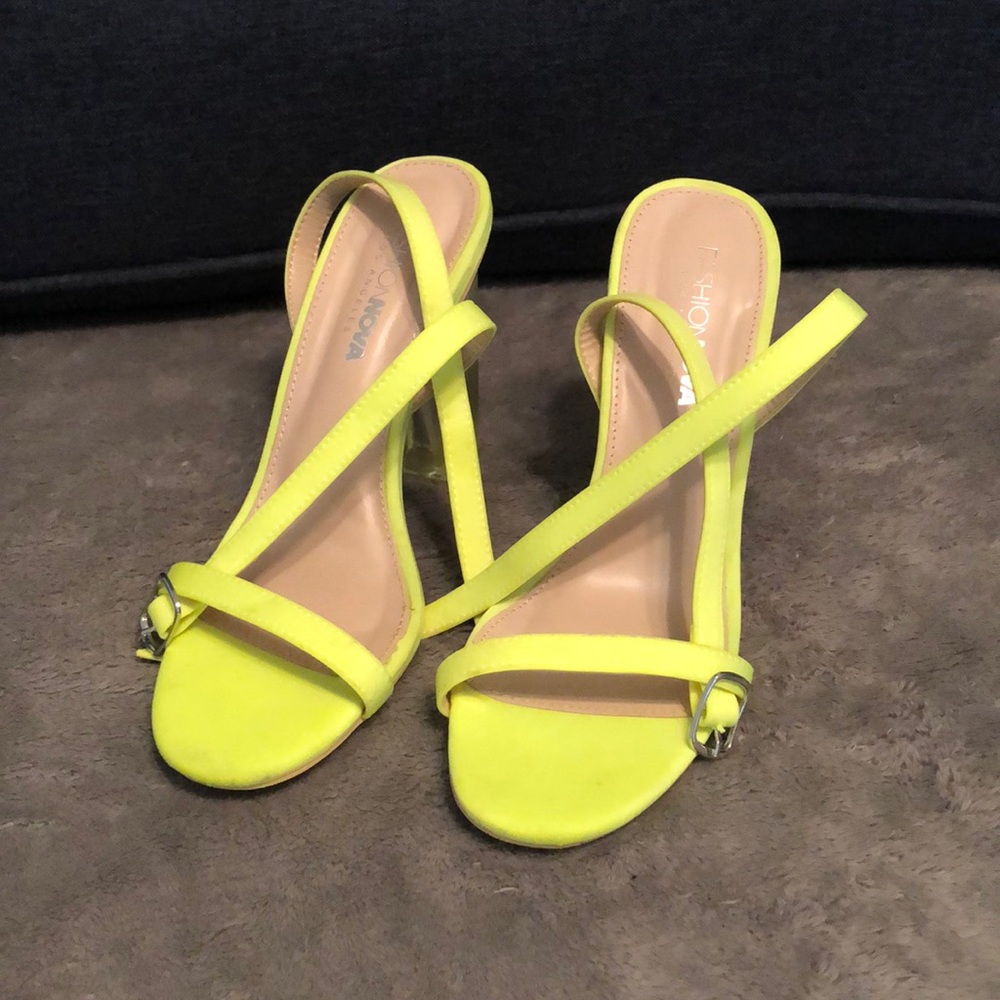 Neon heels